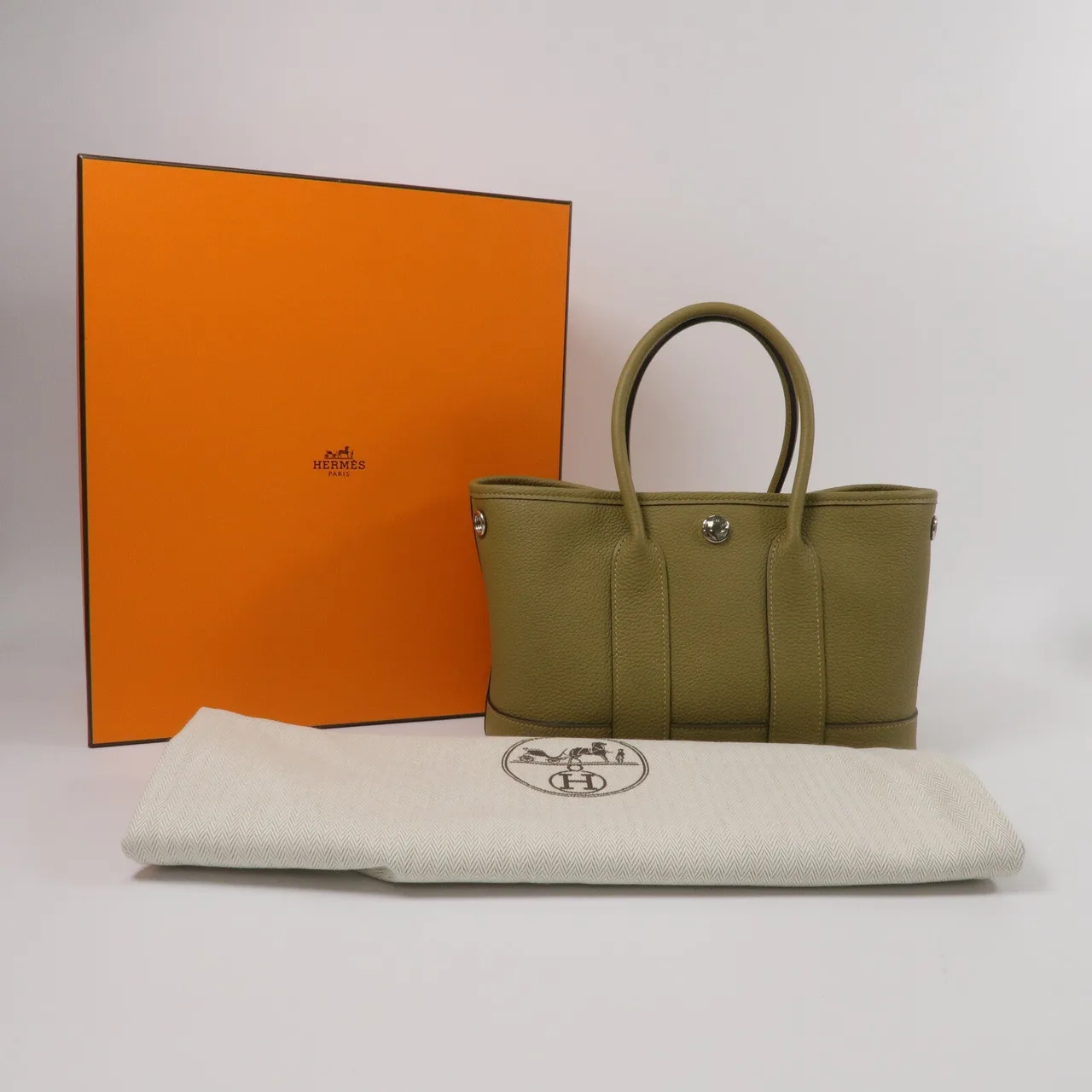 HERMES Handbag Calfskin 13