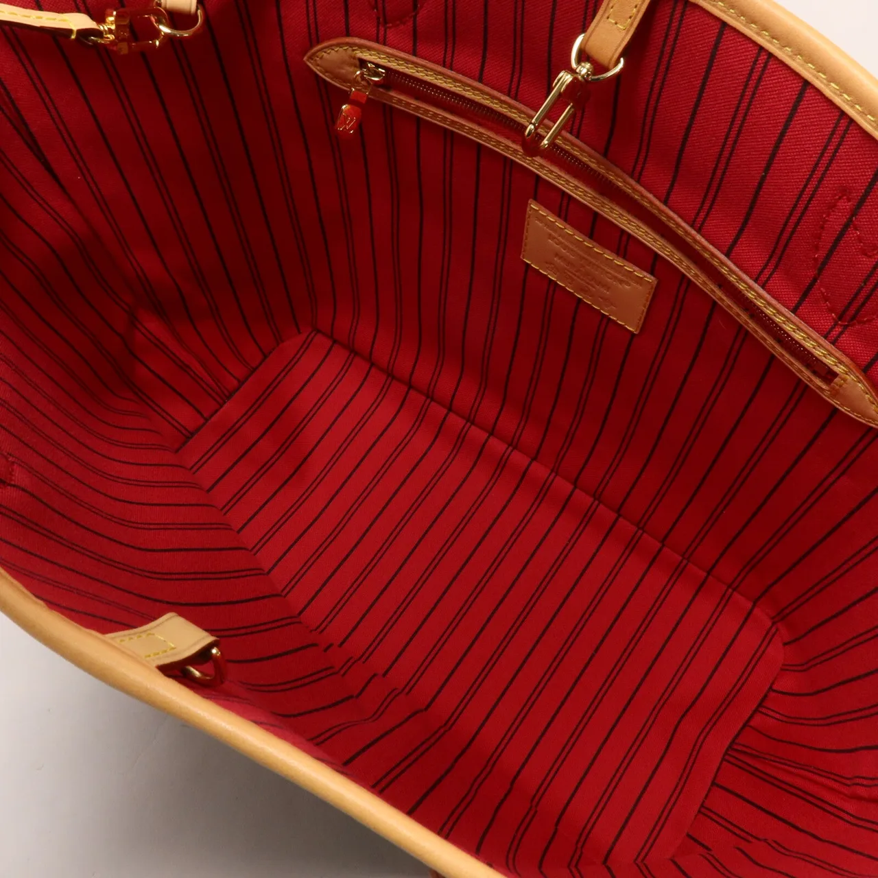 LOUIS VUITTON Neverfull M13263 托特包 塗層帆布 5