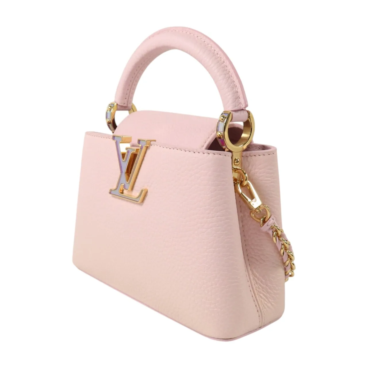 LOUIS VUITTON Capucines M23326 兩用包 牛皮 3