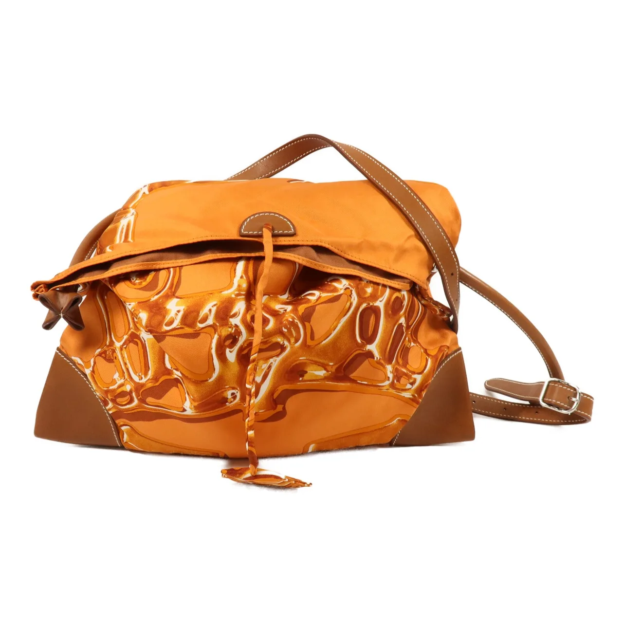 HERMES O口 肩背包 silk