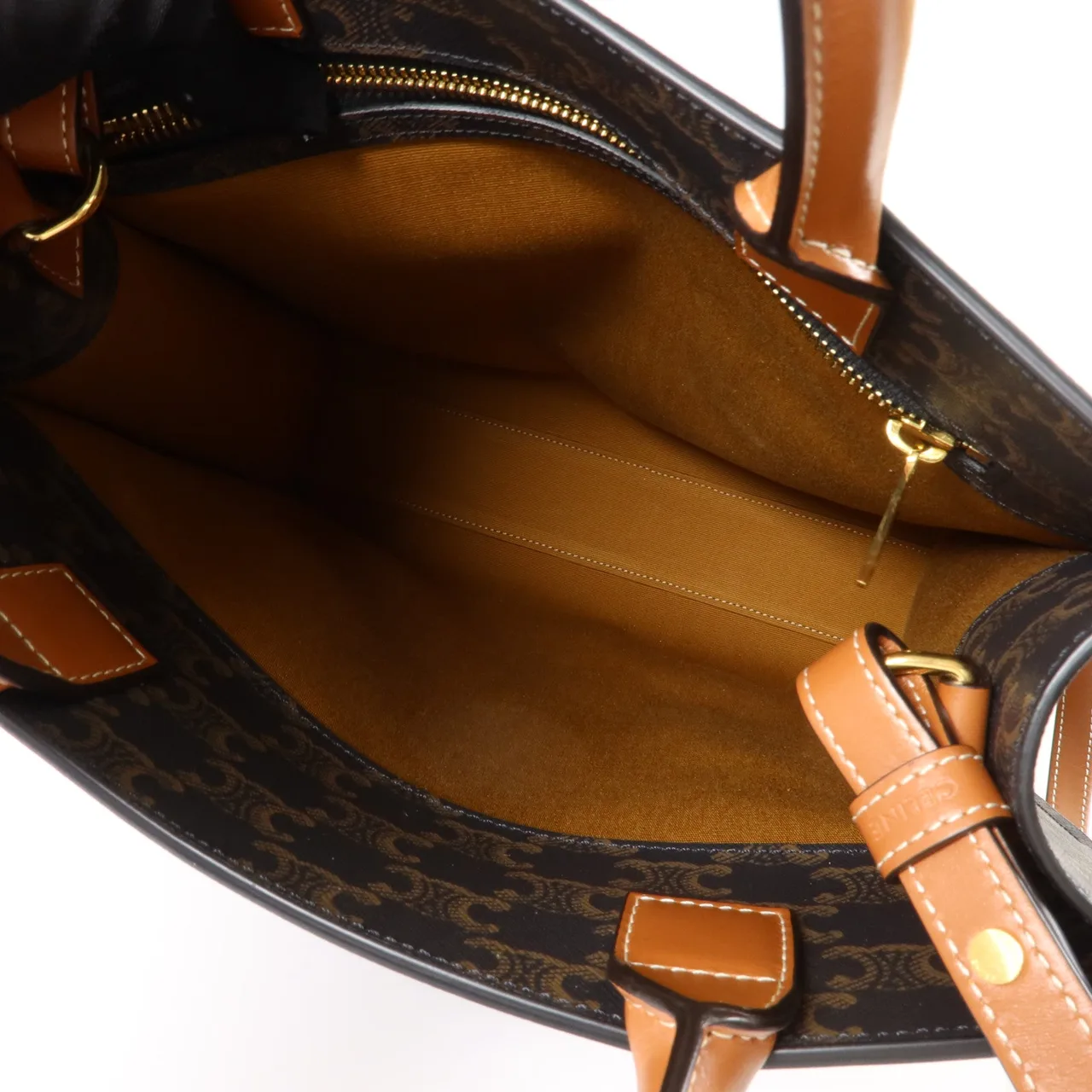 CELINE 191542BZK.04LU 兩用包 塗層帆布 5