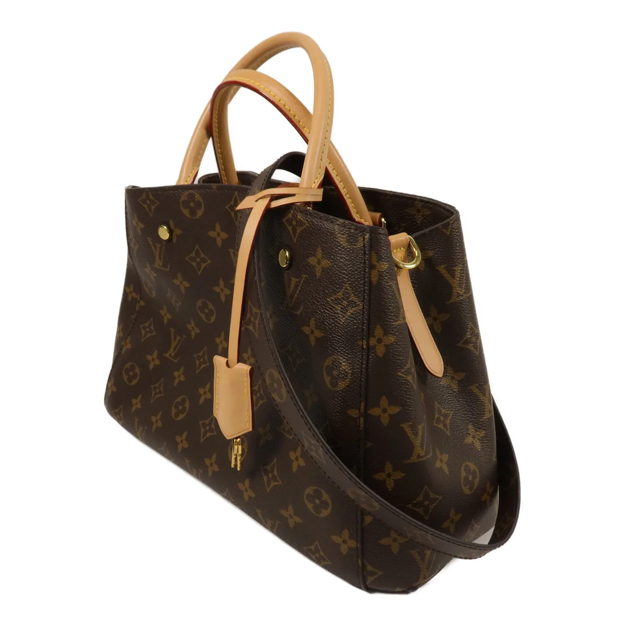 LOUIS VUITTON Montaigne M41055 2-Way Bag Coated Canvas 3