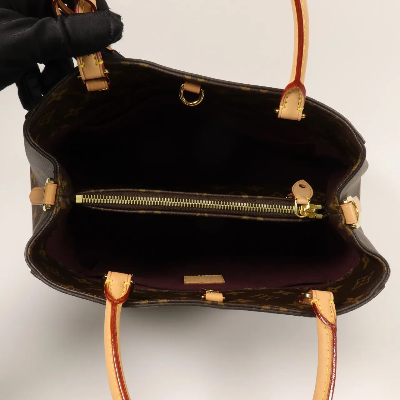 LOUIS VUITTON Montaigne M41055 2-Way Bag Coated Canvas 5